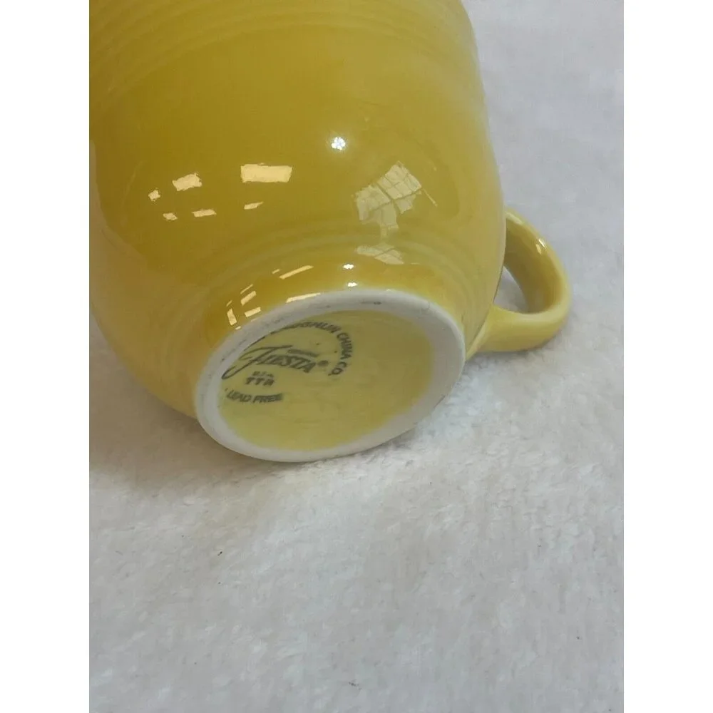 Fiesta Homer Laughlin China‎ Co. Sunflower Yellow Coffee Cup Lead Free